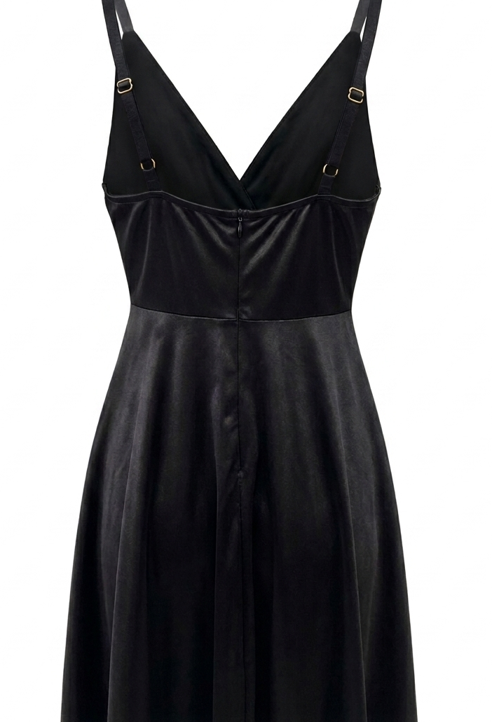 Abito Satin Chic – Eleganza e Versatilità