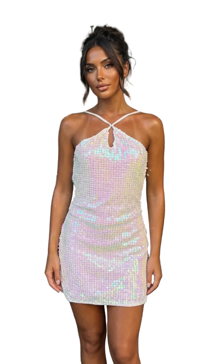 Mini Dress Scintillante – Taglia Unica