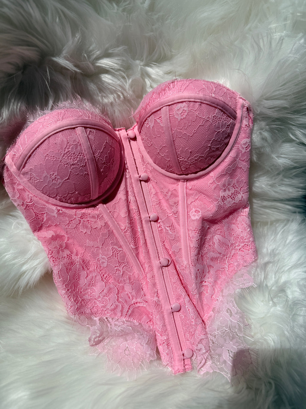 Corsetto Bralette in Pizzo Floreale – Eleganza Senza Tempo