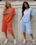 Set Coordinato "Los Angeles" – Oversize & Sporty Chic