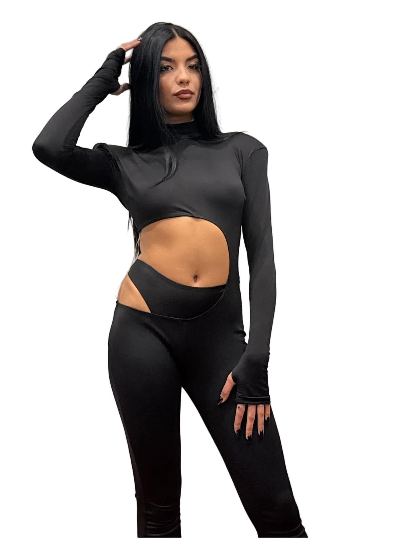 Tutina "Viral Cut-Out" – Black Edition