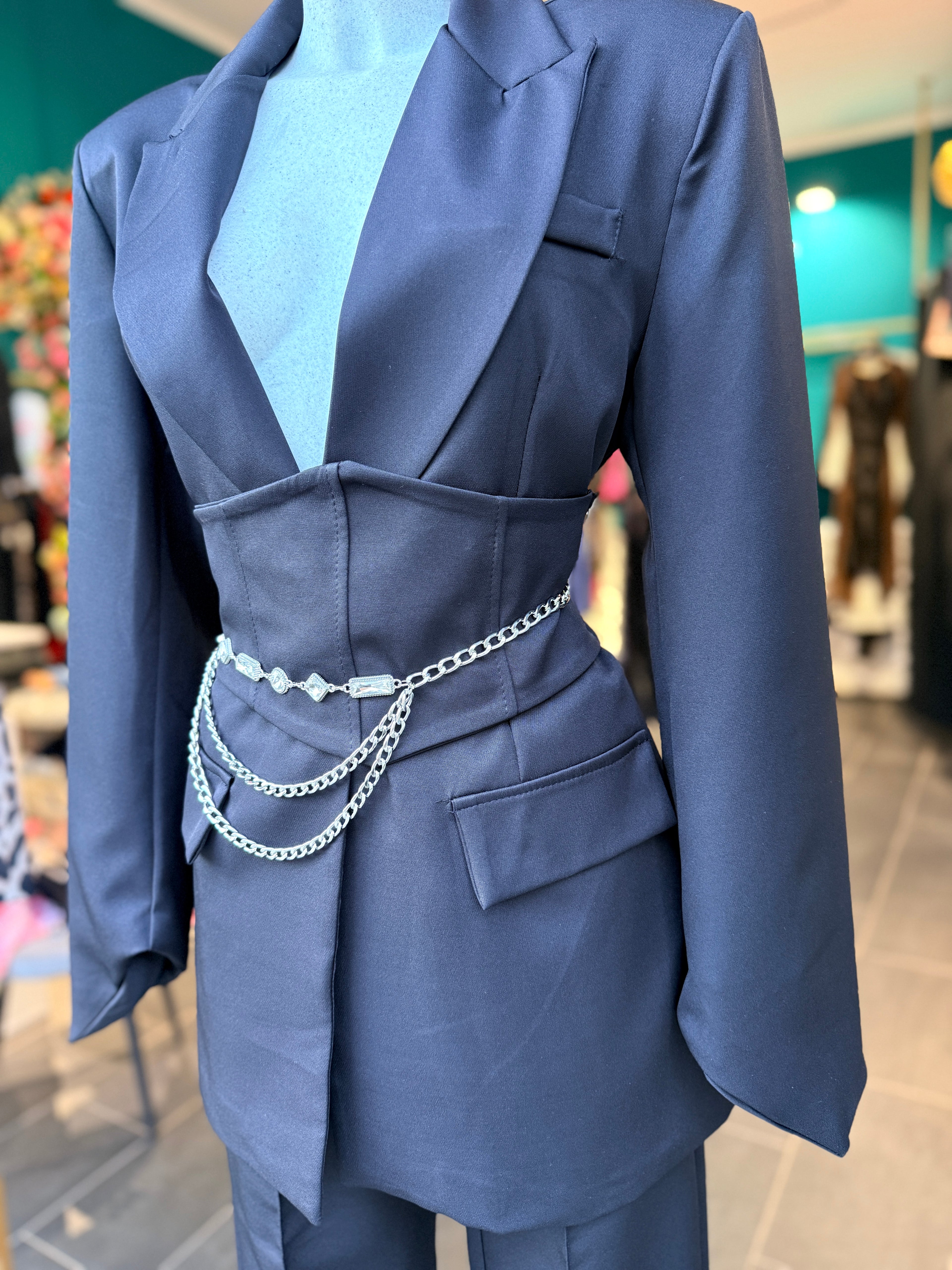 Tailleur Couture 3 Pezzi - Nero Assoluto