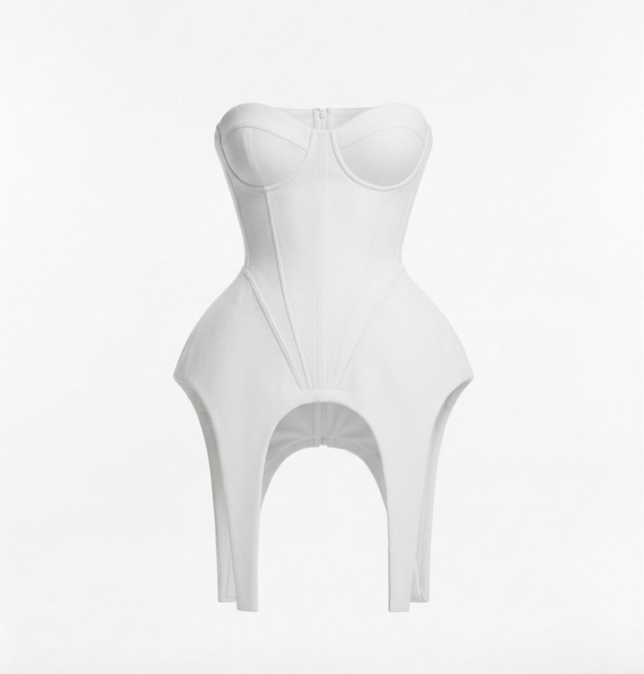 Corsetto Strutturato "Avant-Garde" con Scollo a Cuore