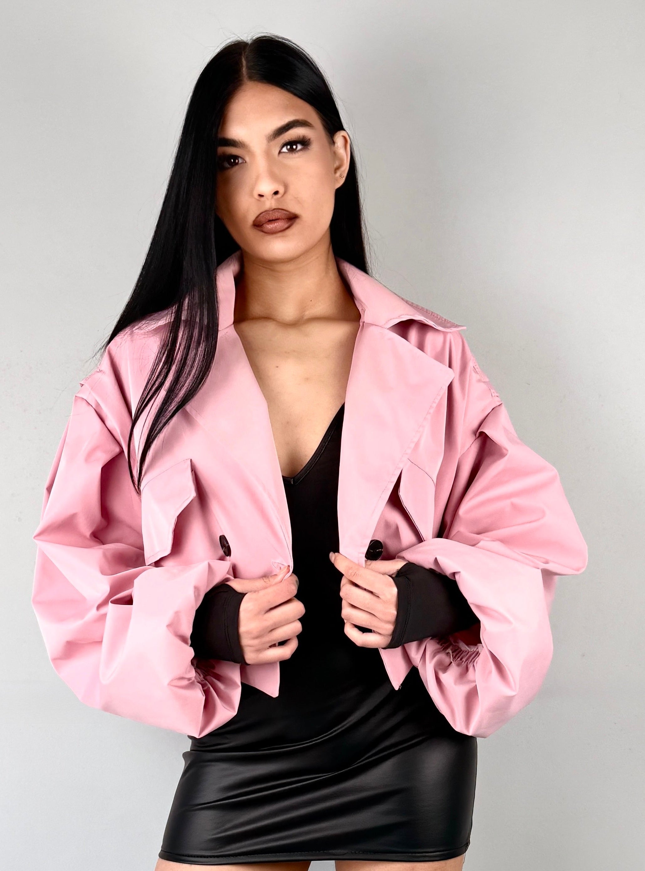Trench Crop Oversize – Urban Chic Style