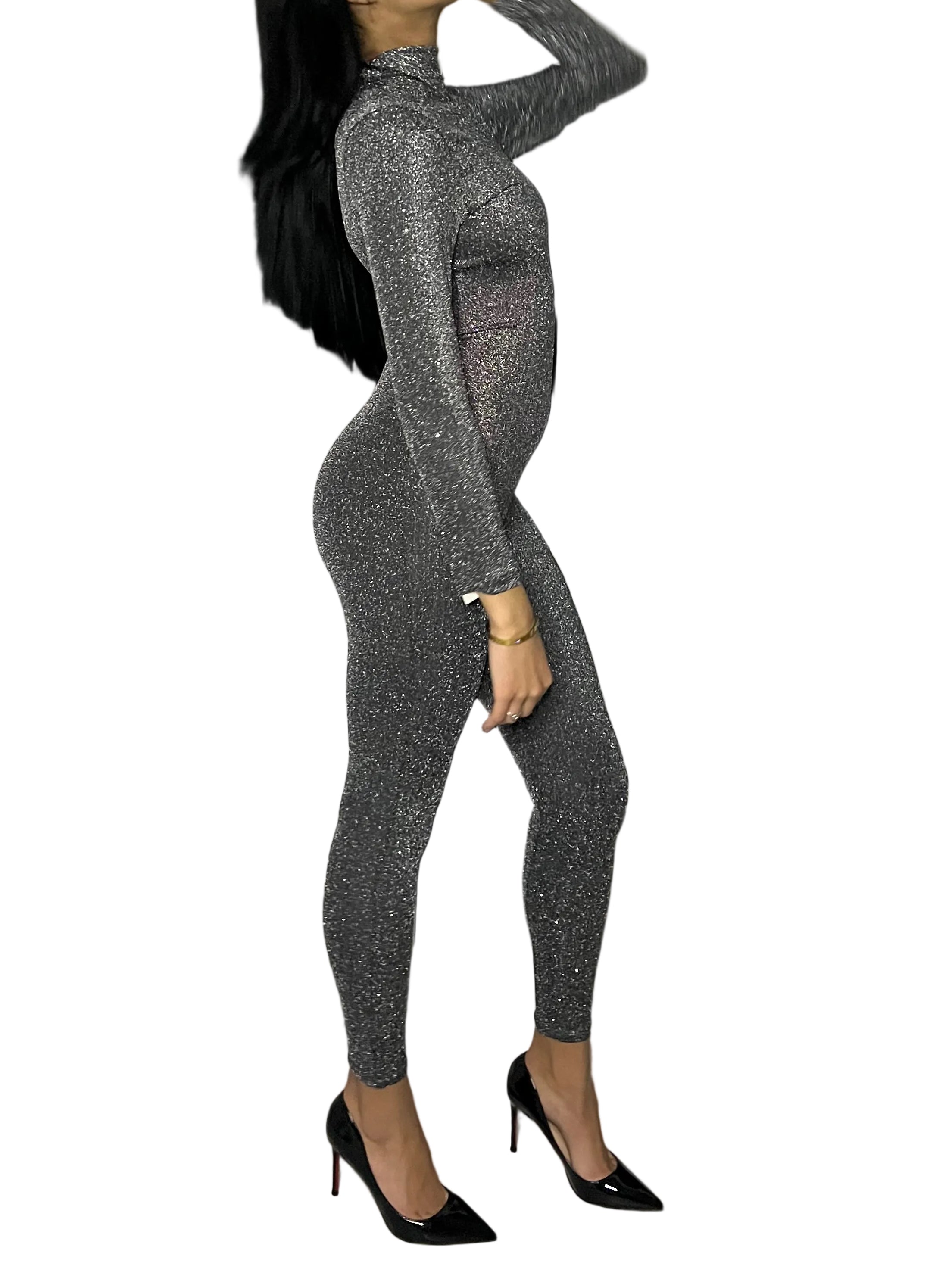 Tuta Intera "Sparkle Night" – Elasticizzata con Zip