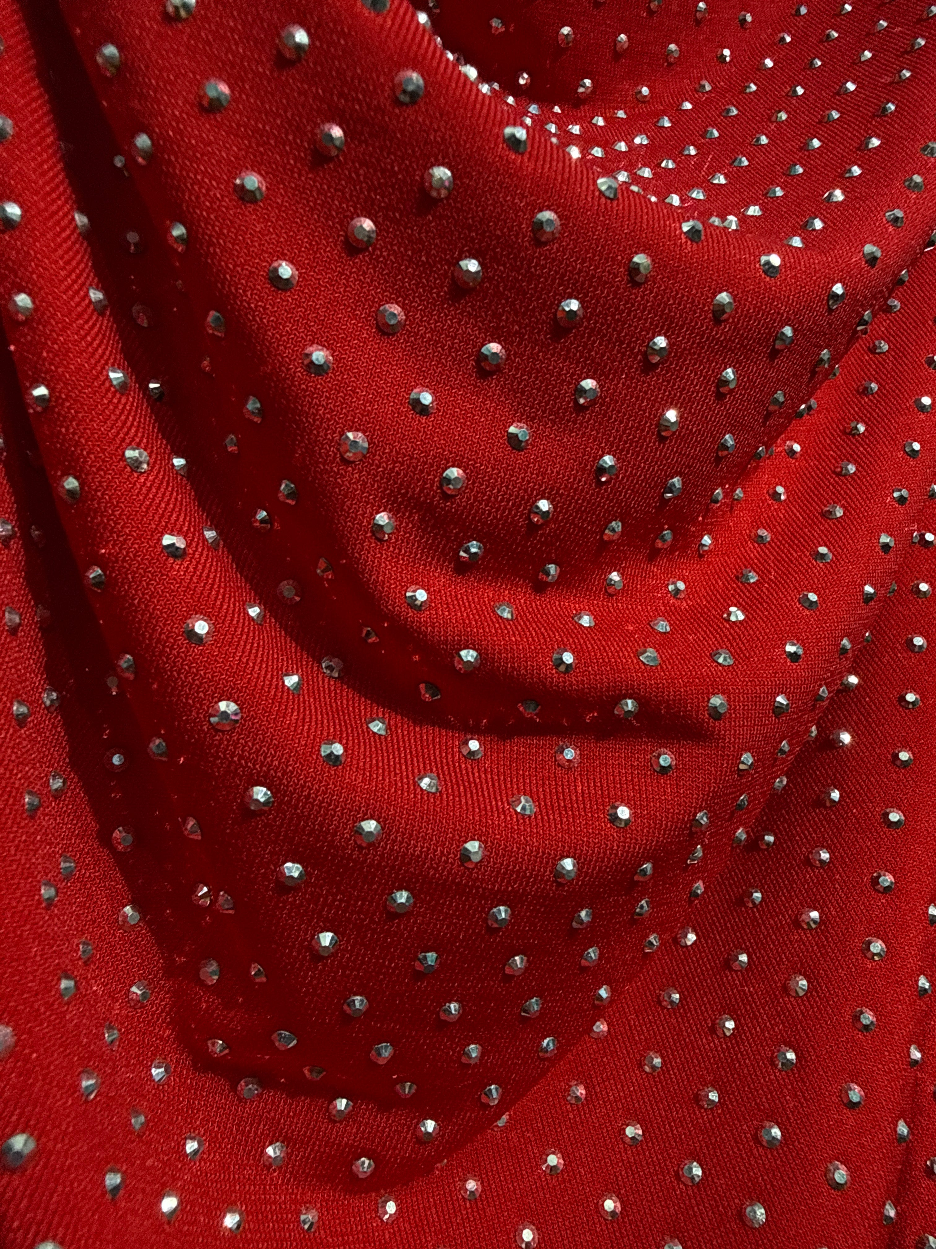 Mini Dress Sparkle - Rosso Passione