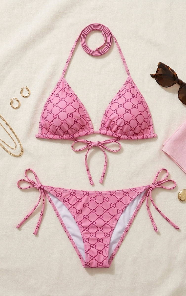 Bikini Triangle Monogram - Taglia Unica