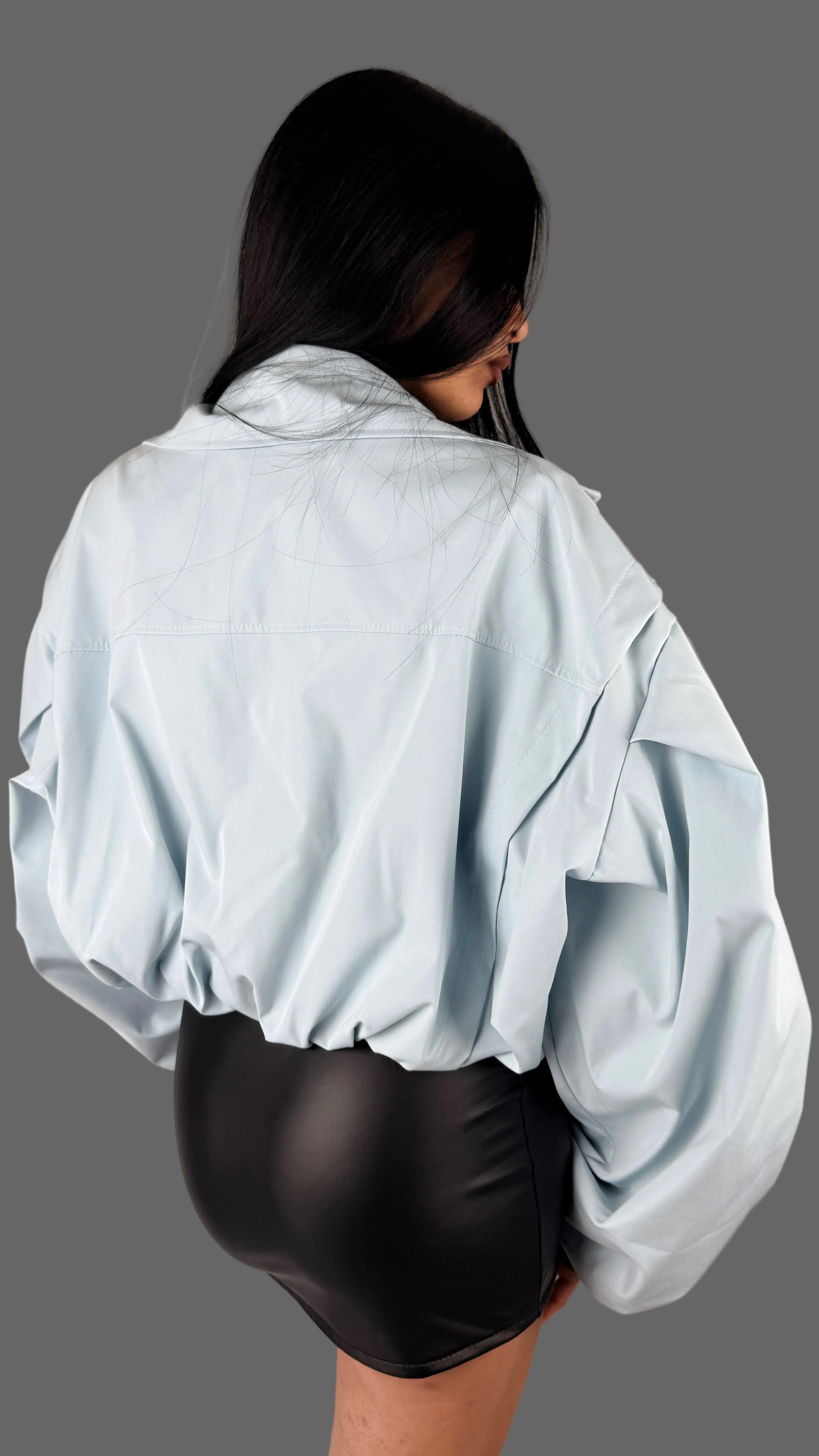 Trench Crop Oversize – Urban Chic Style