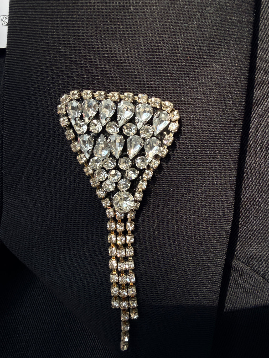 Blazer Cropped "Shine Bright" – Dettagli Crystal