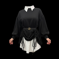 Felpa Lulù – Design Combinato con Arricciature