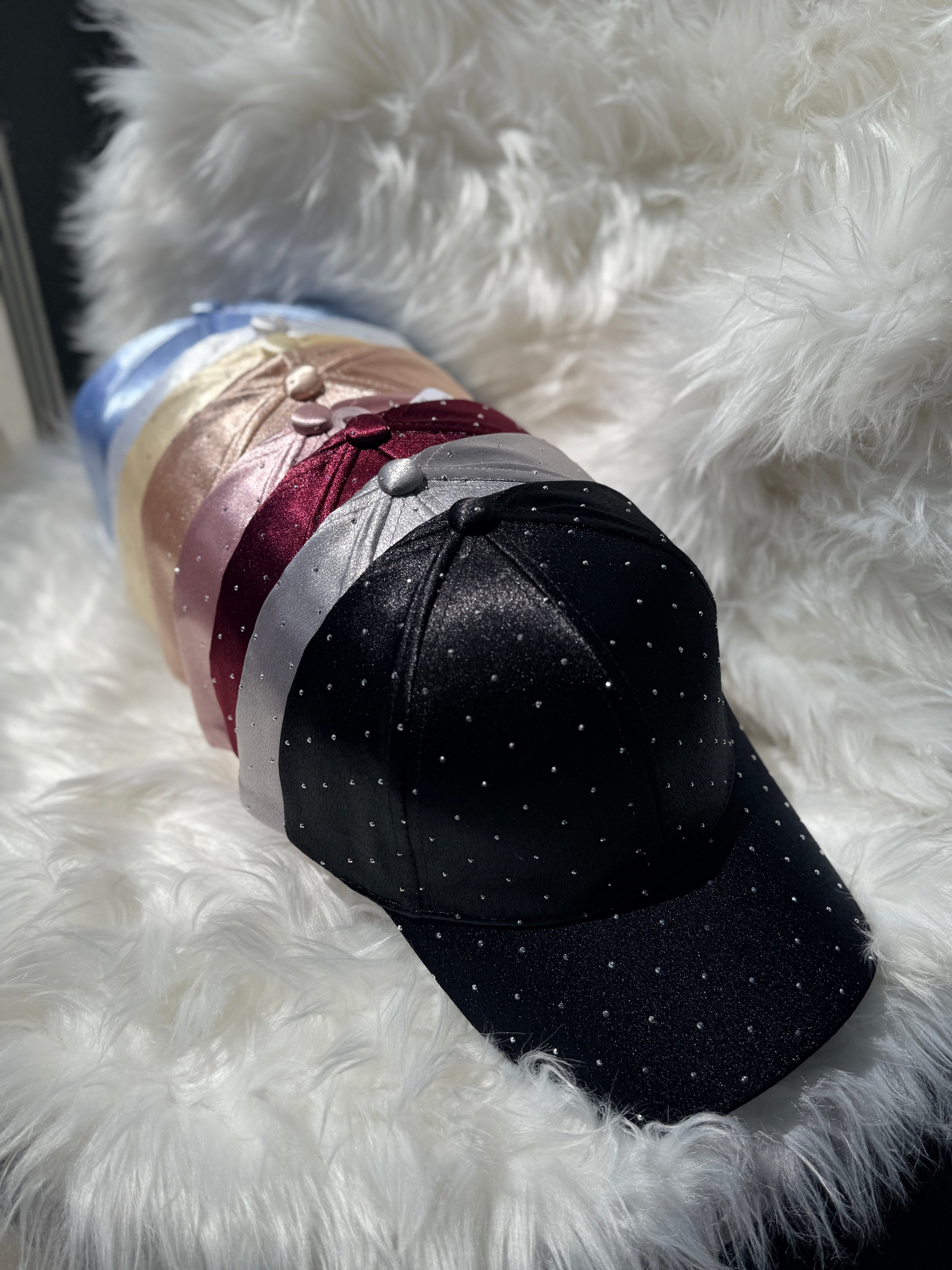 Cappello Luxury Satin con Strass