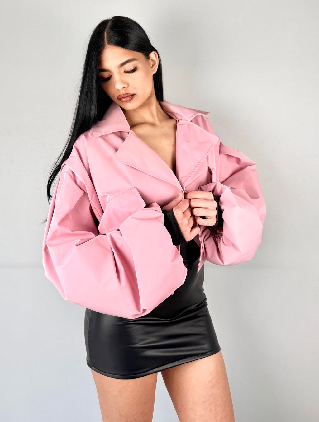 Trench Crop Oversize – Urban Chic Style