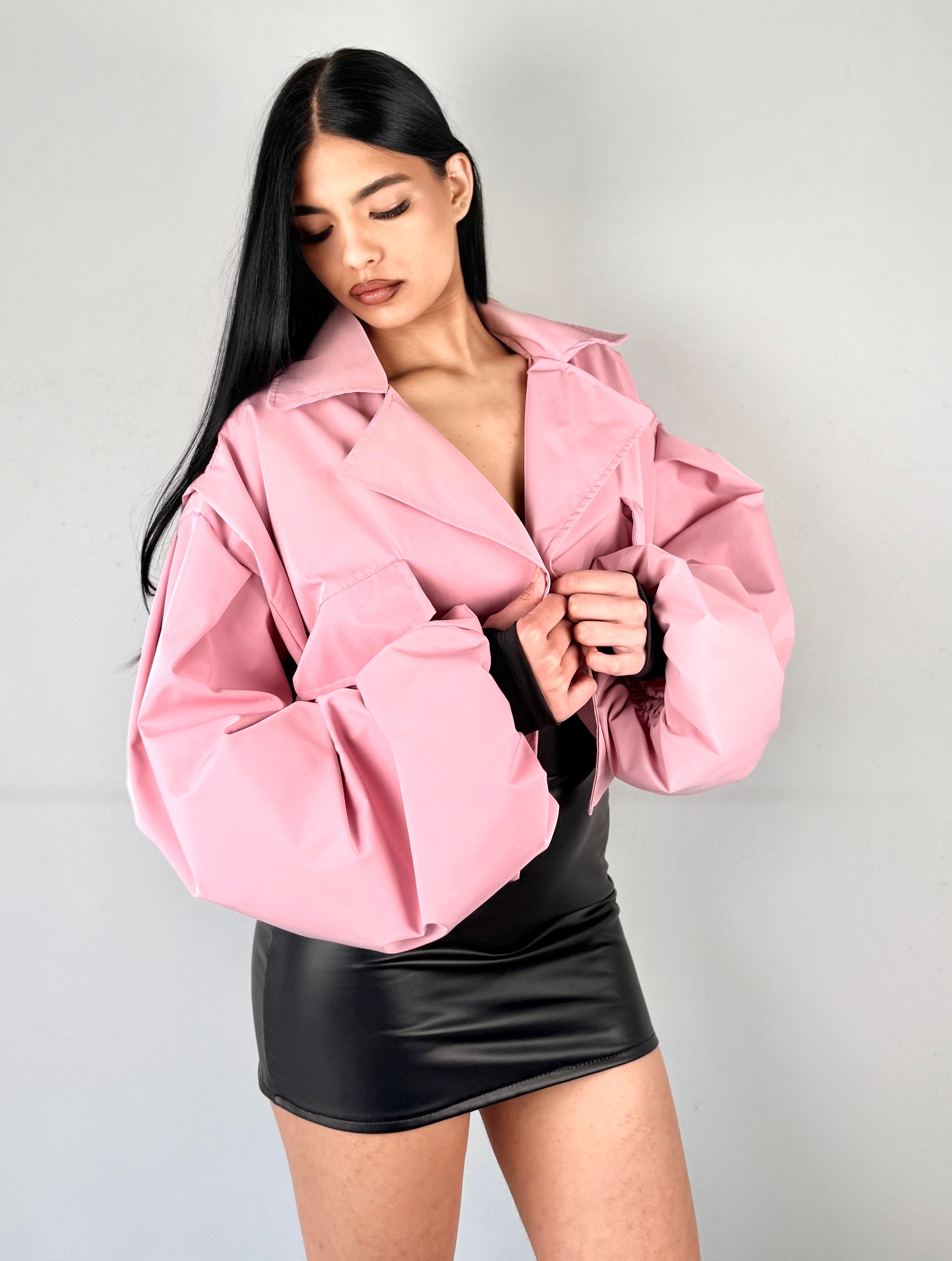 Trench Crop Oversize – Urban Chic Style