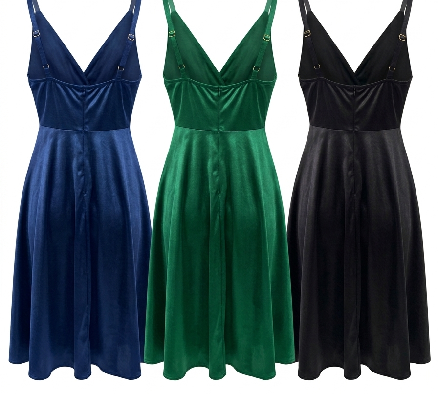 Abito Satin Chic – Eleganza e Versatilità