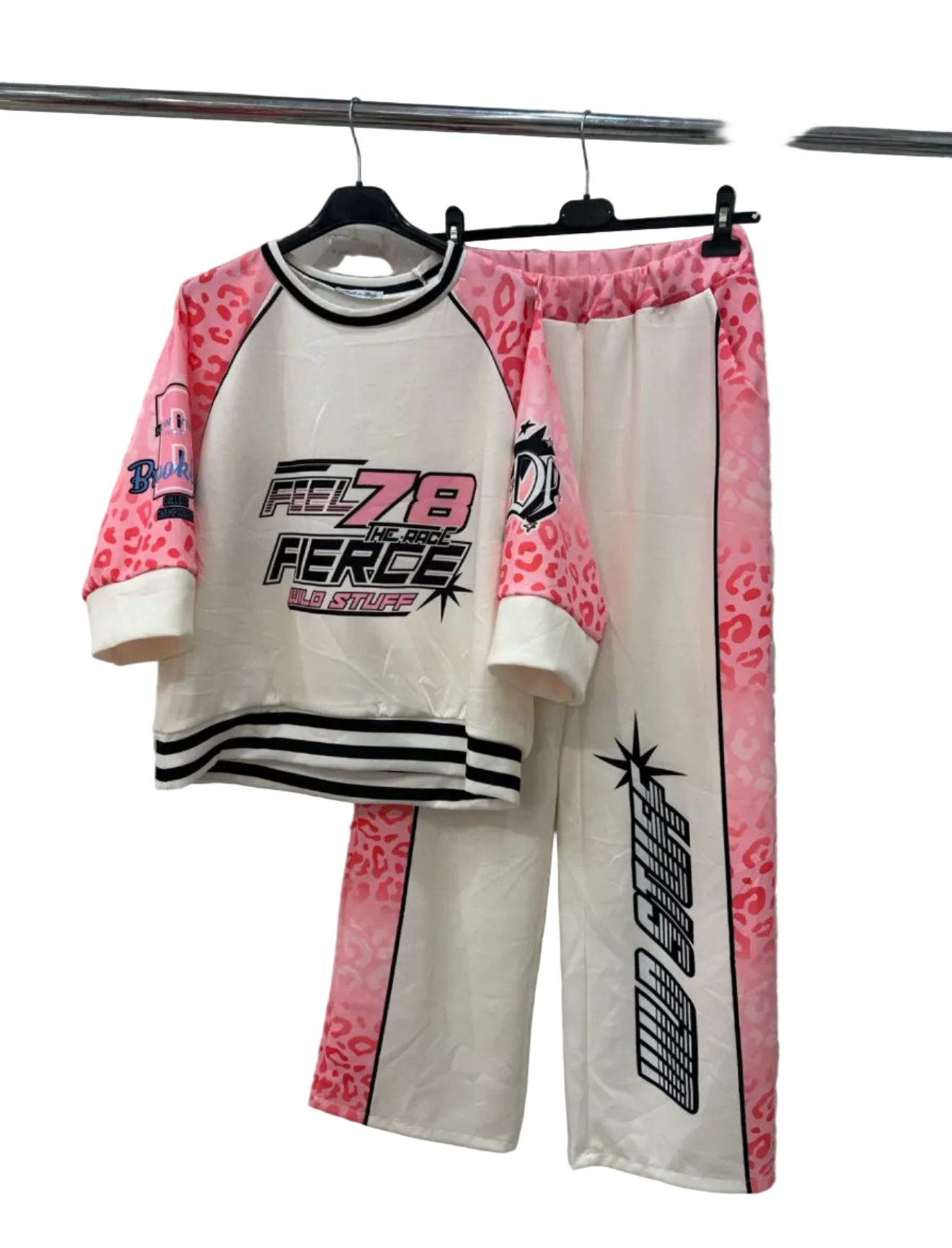 Tuta Sportiva "Fierce Pink" – Comfort & Street Style