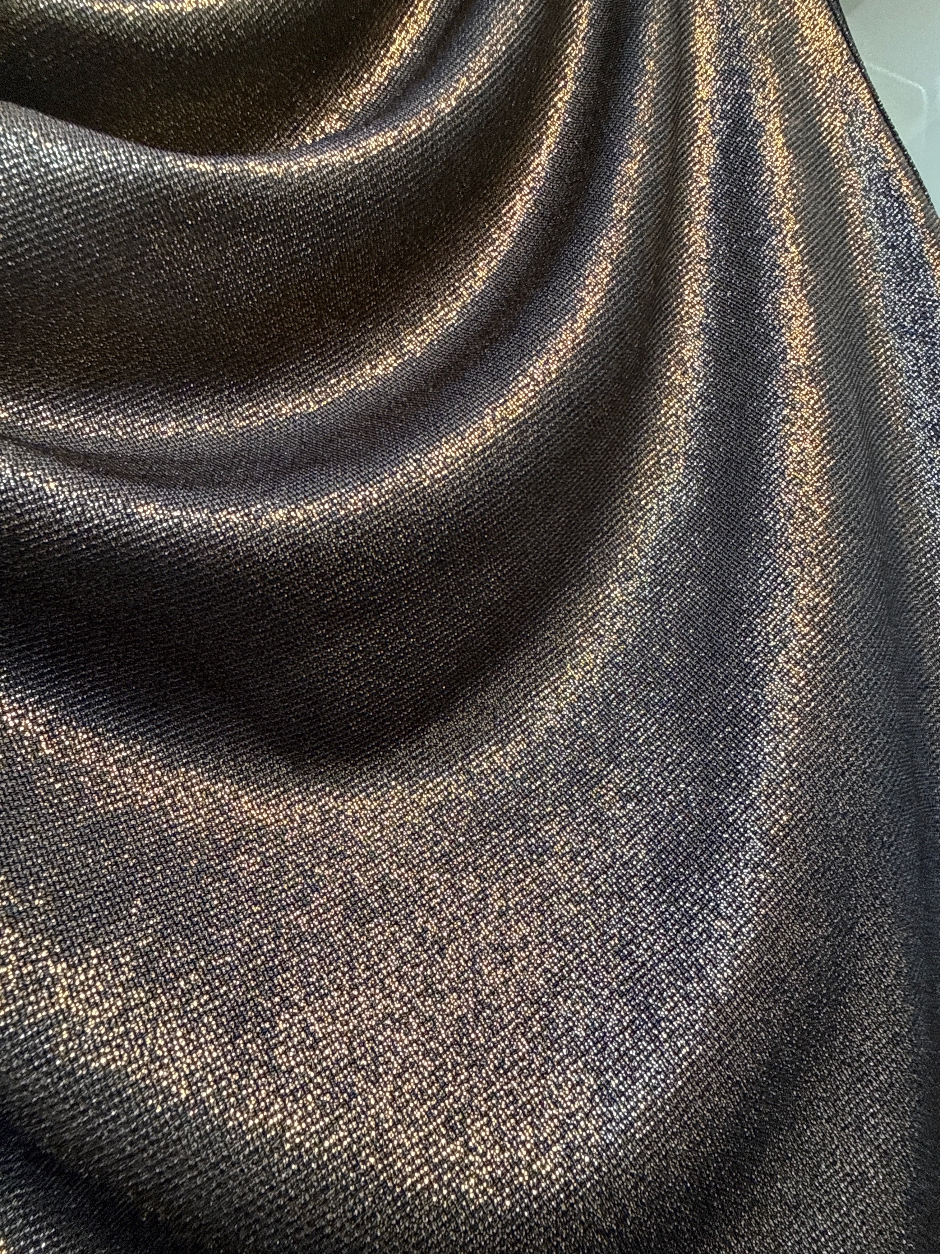 Abito Midi Shimmer a Scollo Morbido – Taglia Unica