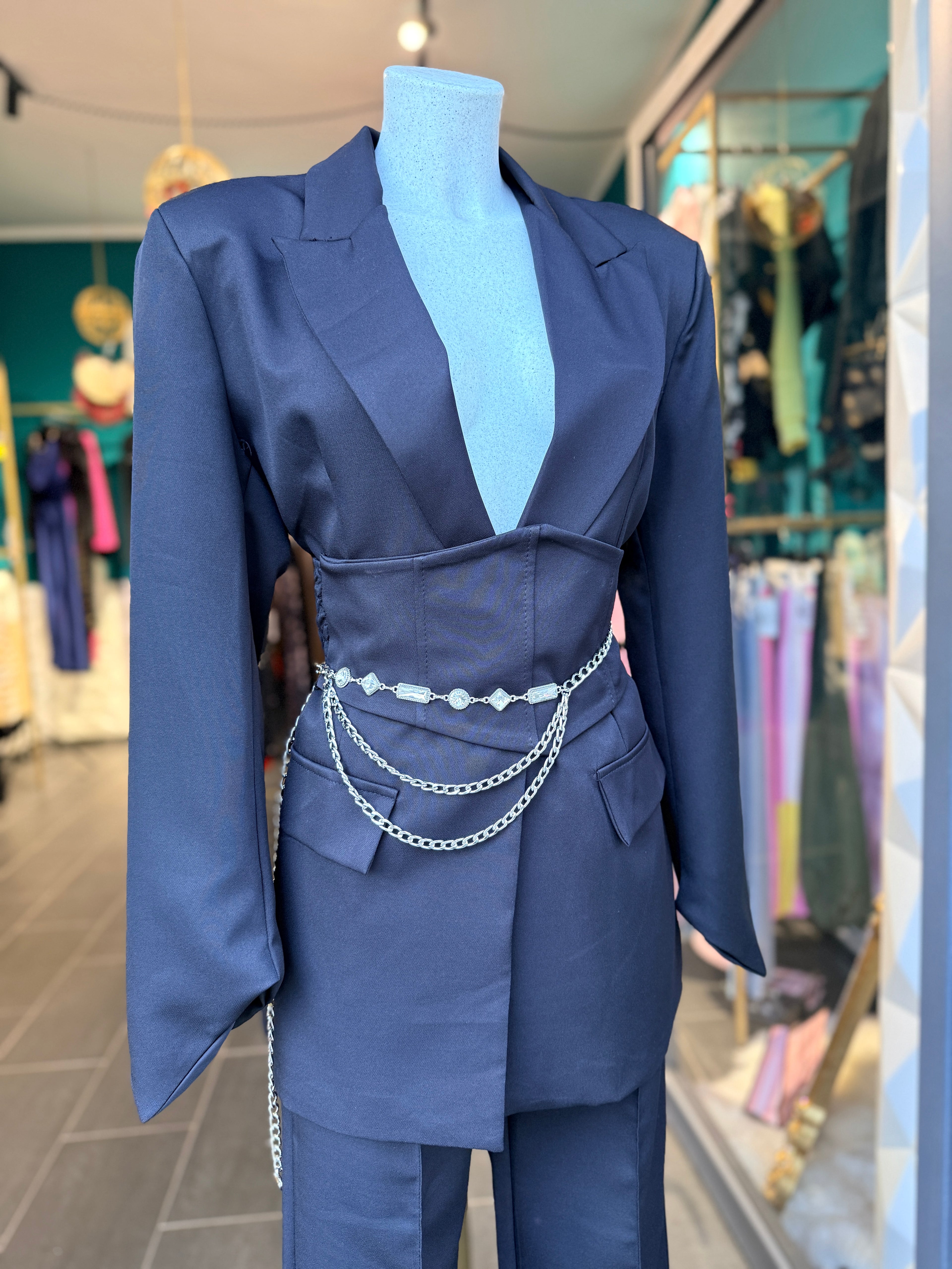 Tailleur Couture 3 Pezzi - Nero Assoluto