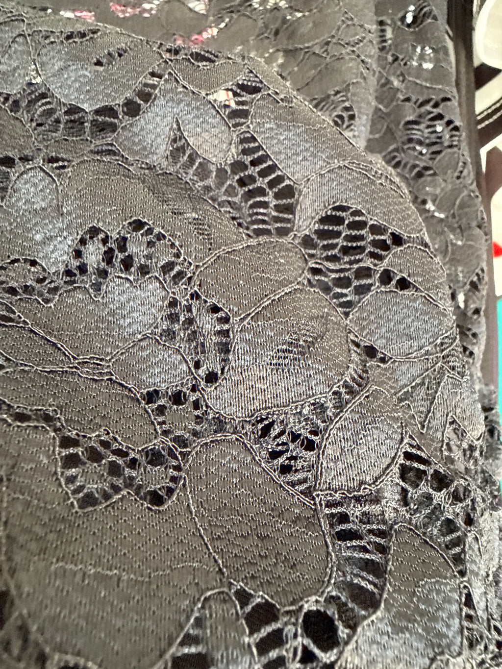 Abito Lungo "Night Mystery" – Nero con Bustier in Pizzo