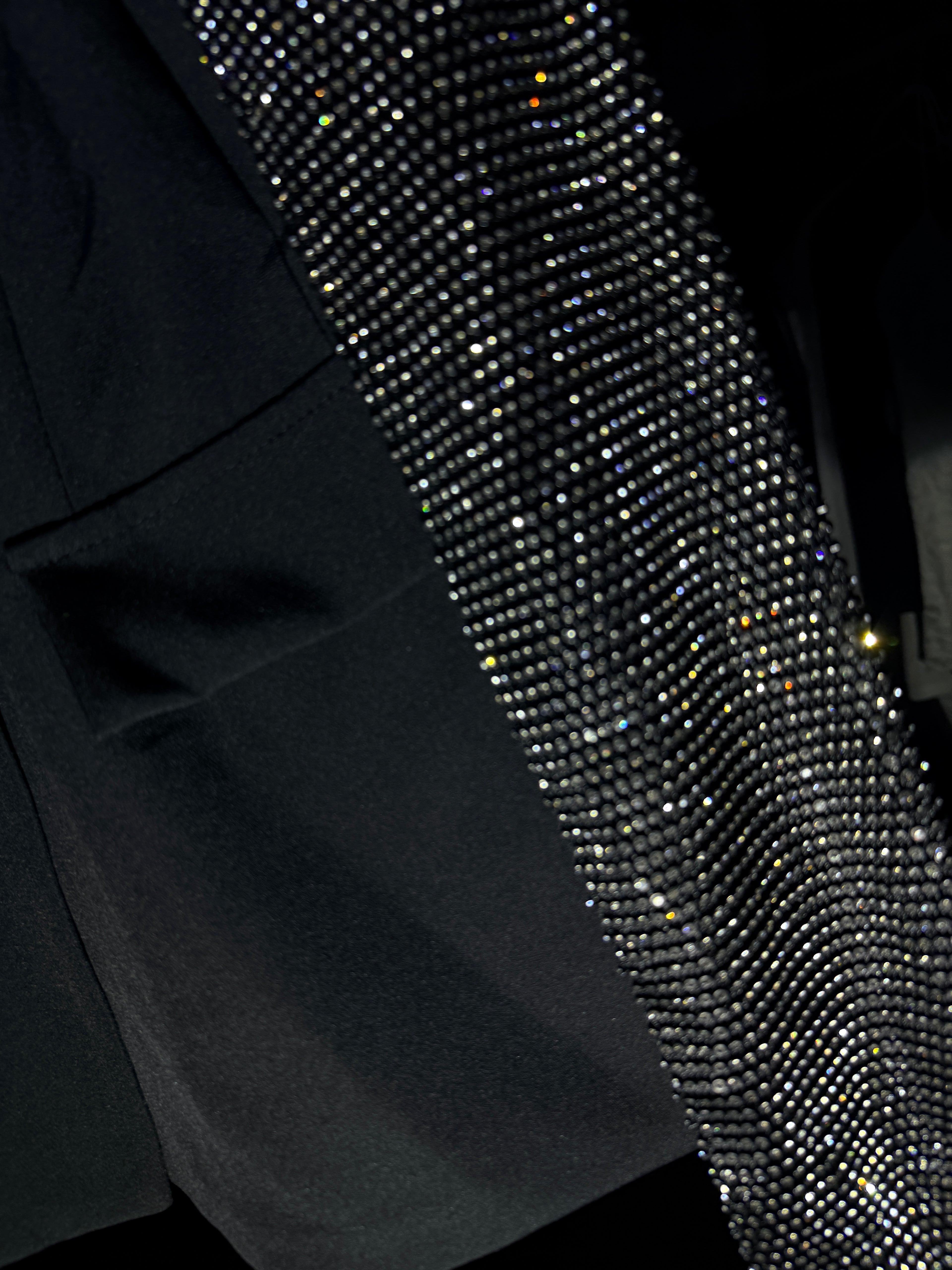 Blazer "Glow Reveal" – Eleganza Sartoriale con Dettaglio Crystal