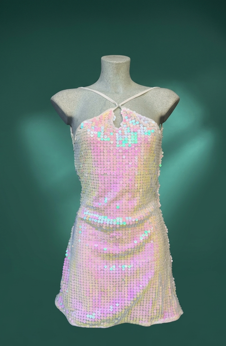 Mini Dress Scintillante – Taglia Unica