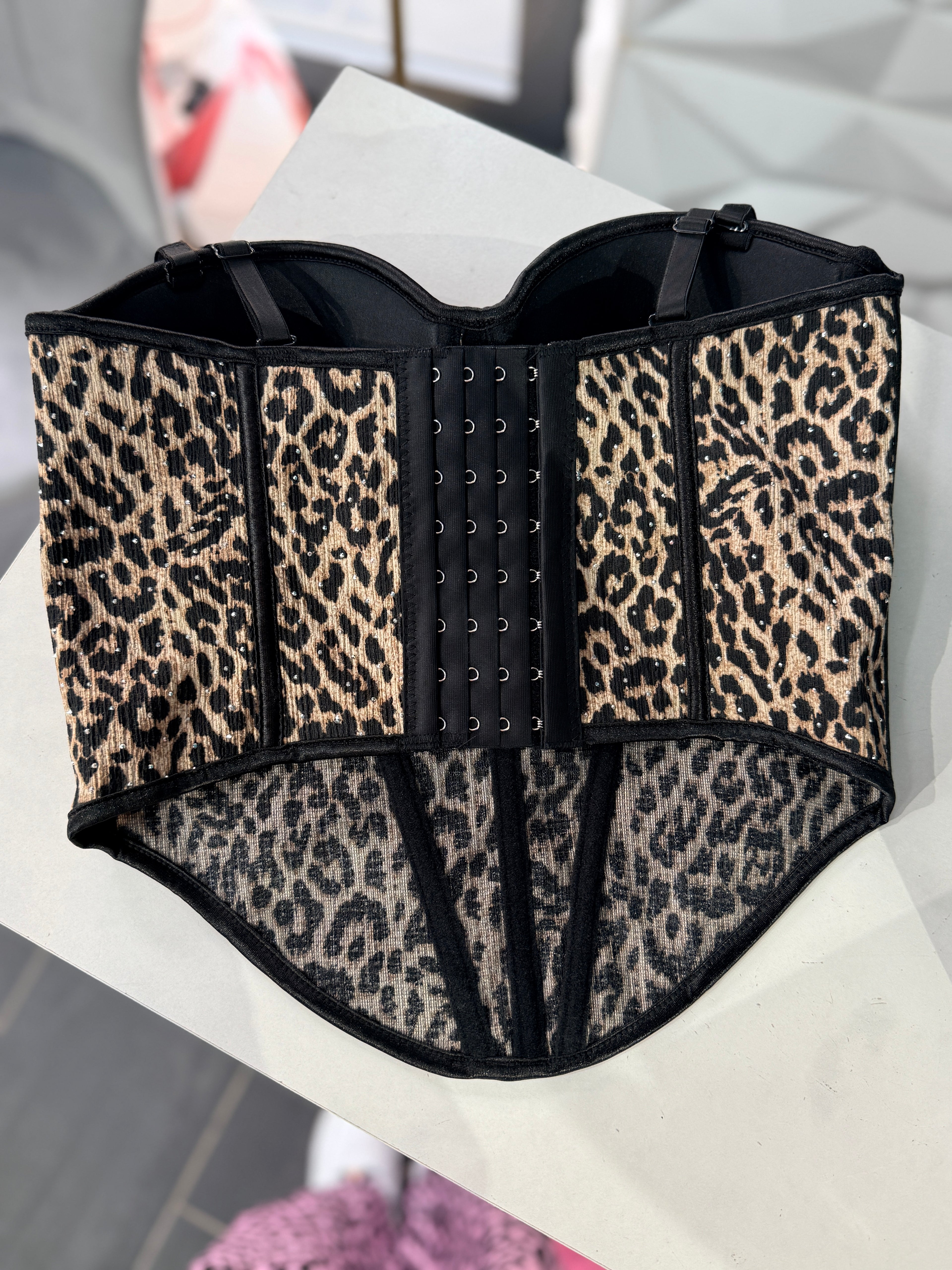 Corsetto Bustier Animalier – Scintillante & Versatile